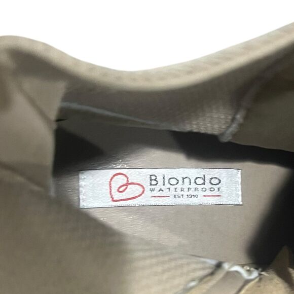 Blondo Bandit Waterproof Suede Side-Zip Boot Taupe - Picture 7 of 9